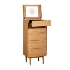 G Plan Winchester 5 Drawer Tall Chest With Mirror