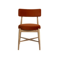G Plan Flora Dining Chair Set of 2 - Orange