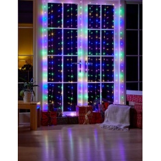 Smart Garden Party Curtain Lights - Multi Coloured