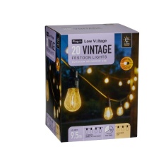 Smart Garden Vintage Festoon LV String Lights Set of 20 - Warm White