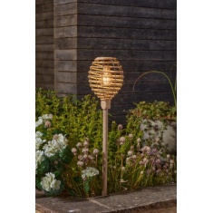 Smart Garden Lumina Faux Rattan Stake Light - Natural Smart Garden Lumina Faux Rattan Stake Light - Natural