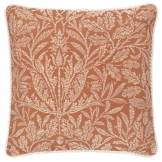 Morris & Co Acorn Tonal Feather Rich Cushion 50cm - Brick