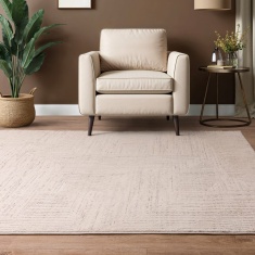 Asiatic Axel AX04 Shaggy Rug - Cream/White