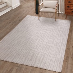Asiatic Axel AX05 Shaggy Rug - Cream/White