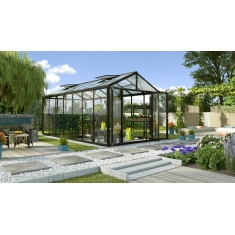 Vitavia Zeus 8ft Wide Greenhouse - Black