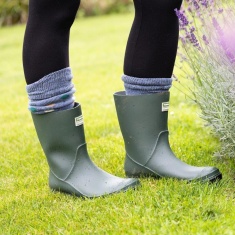 Town & Country ECO-Essential Half Wellington Boots - Green