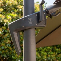 Norfolk Leisure Royce Junior Square 2.5x2.5m Cantilever - Anthracite/Carbon