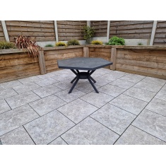 Signature Weave Signature Weave Bettina 6 Seater Hexagon Ceramic Table Dining Set