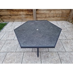 Signature Weave Signature Weave Bettina 6 Seater Hexagon Ceramic Table Dining Set