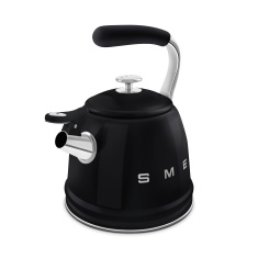 Smeg 50's Style Whistling Kettle 2.3L - Black Smeg 50's Style Whistling Kettle 2.3L - Black