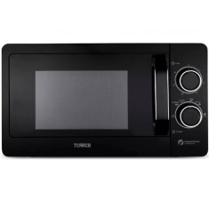 Tower T24034BLK 700W Manual Microwave 20L - Black Tower T24034BLK 700W Manual Microwave 20L - Black