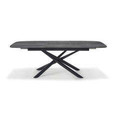 Helena Extending 179-238cm Ceramic Dining Table - Stone