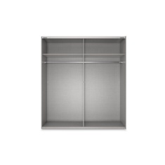 Wiemann Sheffield Sliding Door Wardrobe + 1 Mirrored Door 180cm - Nordic Oak Wiemann Sheffield Sliding Door Wardrobe + 1 Mirrored Door 180cm - Nordic Oak