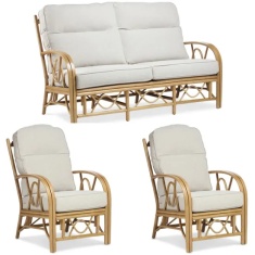 Desser Bali 3 Seater Sofa & 2 Chairs Suite