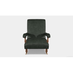 Wood Bros Clayton Leather Fireside Armchair