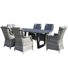 Signature Weave Victoria 6 Seat Dining Set
