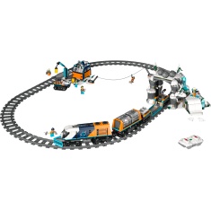 LEGO City 60470 Explorers Arctic Polar Express Train Toy Vehicle Set