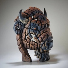 Edge North American Buffalo/Bison Bust Brn