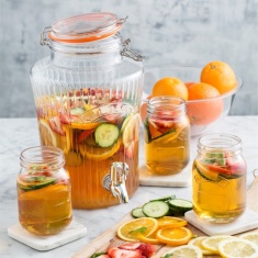 Kilner Vintage Clip Top Drinks Dispenser with Tap 5L