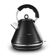 Tower T10074BLK Ash 3KW 1.7L Pyramid Kettle - Black Tower T10074BLK Ash 3KW 1.7L Pyramid Kettle - Black