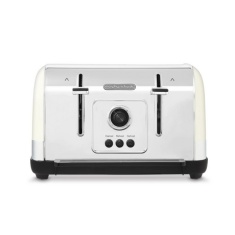 Morphy Richards 240132 Venture 4 Slice Toaster - Cream