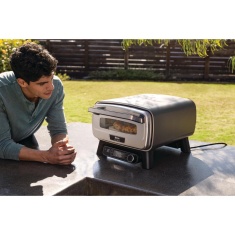 Ninja MO201UK Artisan Outdoor Pizza Oven & Air Fryer - Grey