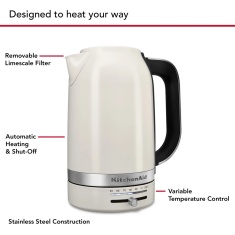 KitchenAid 5KEK1701BPL 1.7L Kettle - Porcelain