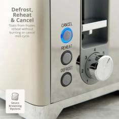 Swan ST19031CRM Solace 2 Slice Toaster - Cream