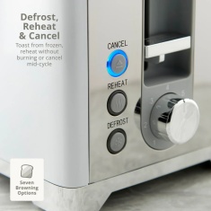 Swan ST19031WHT Solace 2 Slice Toaster - White