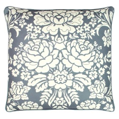 Paoletti Melrose Floral Cushion 50cm - Blue