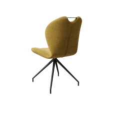New York Swivel Dining Chair - Ochre Yellow
