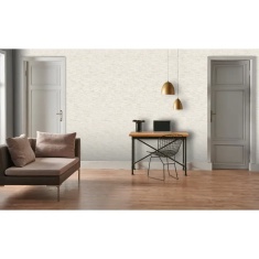 DID Hessian Wallpaper - Beige & Silver
