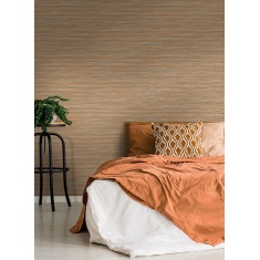 Holden Decor Vardo Wallpaper - Beige/Orange