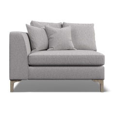 Maddie Pillow Back Fabric Seat Unit With 1 Arm