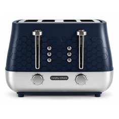 Morphy Richards 243021 Cassini 4-Slice Toaster Outer Space - Blue