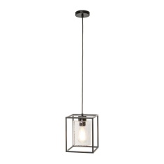 BHS Hardy Cage Pendant Light - Matte Black