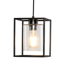 BHS Hardy Cage Pendant Light - Matte Black