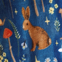 Catherine Lansfield Enchanted Twilight Fleece Throw 130x170cm - Navy