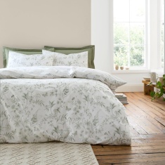 Bianca Thea Floral Duvet Set - Green