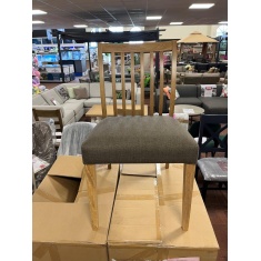 Brampton Oak Low Slat Back Dining Chair (Pair)