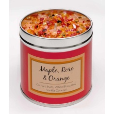 Best Kept Secrets Seriously Scented Candle Tin - Maple, Rose & Orange Best Kept Secrets Seriously Scented Candle Tin - Maple, Rose & Orange