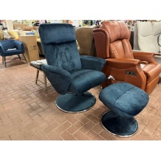 Islington Chair & Stool Set - Deep Sea Blue