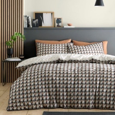 Appletree Jett Duvet Set - Brown Appletree Jett Duvet Set - Brown