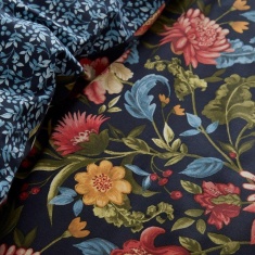Dreams & Drapes Bejewelled Duvet Set - Navy
