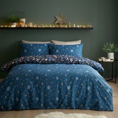 Catherine Lansfield Enchanted Twilight Duvet Set - Navy