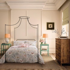 English Heritage Suffolk Garden Duvet Set - Birch