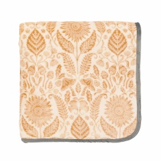 Helena Springfield Sunflower Fleece Throw - Graphite/Copper
