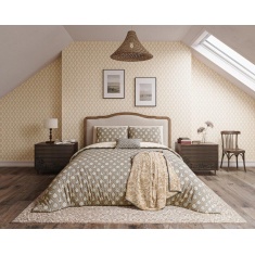 Helena Springfield Woodland Trellis Duvet Set - Graphite/Copper Helena Springfield Woodland Trellis Duvet Set - Graphite/Copper