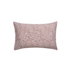 William Morris At Home Rose Brick Pillowcase Pair - Pink/Sage