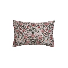 William Morris At Home Rose Brick Pillowcase Pair - Pink/Sage William Morris At Home Rose Brick Pillowcase Pair - Pink/Sage